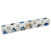 Typisch Hollands Delft Blue wrapping paper roll - 30cm, 3 meters long