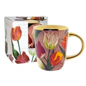 Matix Cup small pretty tulips pink with gold