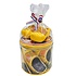 typisch-hollands-geschenkpakket Stroopwafels gift set - with wooden clogs yellow