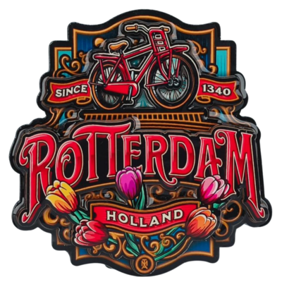 Typisch Hollands Magnet tattoo Rotterdam - Holland