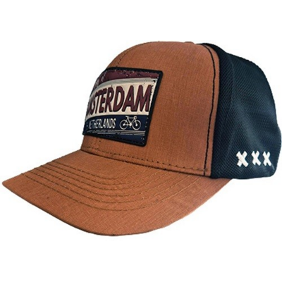 Typisch Hollands Cap Amsterdam -Rusty - Patch Amsterdam the Netherlands