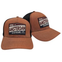 TTD Gifts Cap Amsterdam -Rusty - Patch Amsterdam the Netherlands