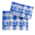 TTD Gifts Keukentextiel-pakket Blauw -Wit Gevelhuisjes