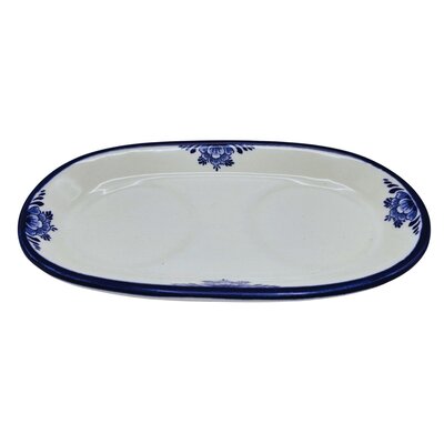 Heinen Delfts blauw Delfter Eierbecher mit Untertasse.