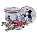 Typisch Hollands Niederländische Dose mit MAOAM-Kindersüßigkeiten