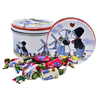 Typisch Hollands Dutch tin with MAOAM children's sweets