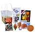 Typisch Hollands Holland gift bag PVC with tulips - 5x sweets - 1x souvenir