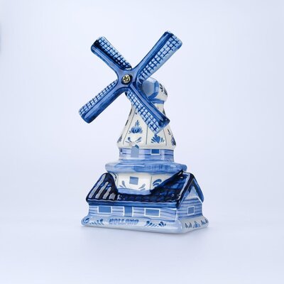 Typisch Hollands Delfts Blauwe Stellingmolen