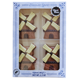 Typisch Hollands Chocolade molentjes - Mini box 60 gram