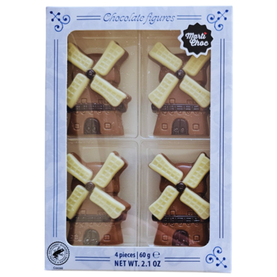 Typisch Hollands Chocolade molentjes - Mini box 60 gram