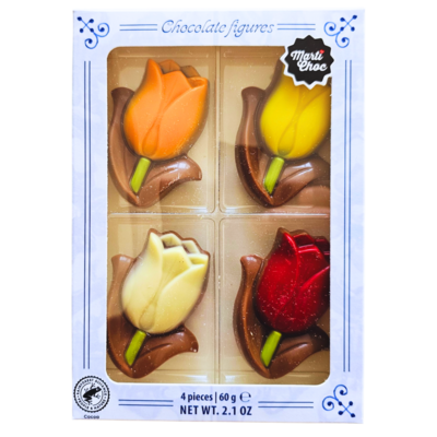 Typisch Hollands Chocolate Tulips Delft Blue box 60 Gram