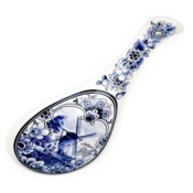 Matix Lepelhouder  - Delftsblauw Nederlands molenlandschap