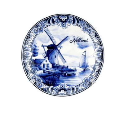 Matix Delfter Blau - Teller - Holland - Mühle 10 cm