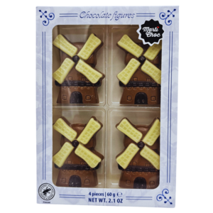 Typisch Hollands Chocolade molentjes - Mini box 60 gram