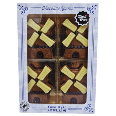 Typisch Hollands Chocolade molentjes - Mini box 60 gram