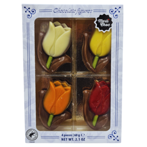 Typisch Hollands Chocolate Tulips Delft Blue box 60 Gram
