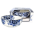 Matix Bowl - Delft blue floral motif - large