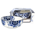Matix Schale – Delfter Blau, florales Motiv – klein
