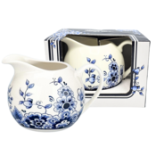 Matix Milk jug - Delft blue with classic floral decoration