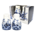 Matix Salt & Pepper Set Delft Blue classic floral motif
