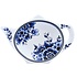 Matix Delft blue tea bag holder, classic floral decoration