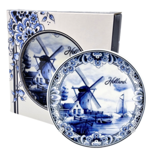 Matix Delfter Blau - Teller - Holland - Mühle 10 cm