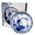Typisch Hollands Delft blue - plate - Holland - mill 10 cm