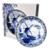 Matix Delfts blauw - bord - Holland - molen 10 cm