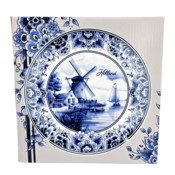 Matix Delft blue - plate - Holland - mill 15 cm