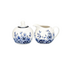 Matix Cream set - Sugar and milk - Delft blue flowers