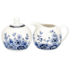Typisch Hollands Sahne-Set – Zucker und Milch – Delfter Blaue Blüten