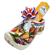 Typisch Hollands Klomp met tulpendecor - Droste pastilles - melk-sinas
