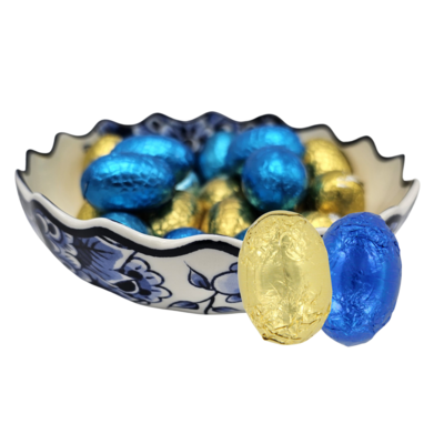 Typisch Hollands Bowl - Easter eggs 200 grams - classic flower print