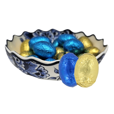 Typisch Hollands Bowl - Easter eggs 200 grams - classic flower print