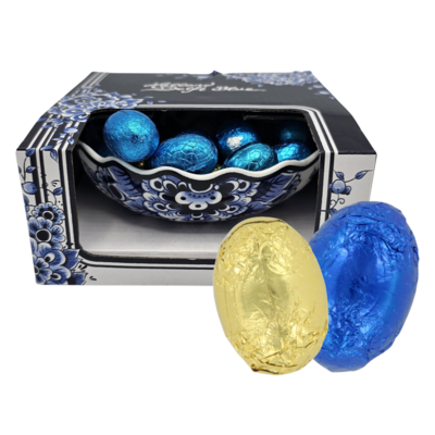 Typisch Hollands Bowl - Easter eggs 200 grams - classic flower print