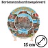 Matix  Bord grachtenhuisjes compilatie 15 cm Amsterdam- multicolor