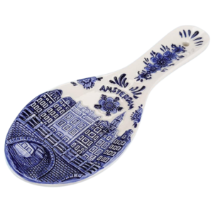 Matix Spoon holder - Spoon canal houses Amsterdam - Delft blue
