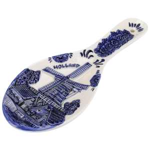 Typisch Hollands Spoon holder - Spoon mill landscape Holland - Delft blue