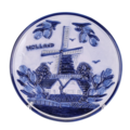 Matix Plate mill with tulips 15 cm Holland - Delft blue