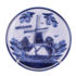 Typisch Hollands Plate mill with tulips 15 cm Holland - Delft blue