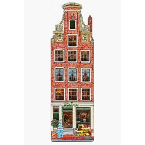 Typisch Hollands Magneet huisje flower shop Amsterdam
