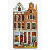 Typisch Hollands Magneet huisje Stromarkt Amsterdam