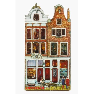 Typisch Hollands Magnet house Stromarkt Amsterdam
