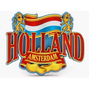 Matix Magneet Holland - vlag Nederland - leeuwen