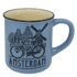 Typisch Hollands Amsterdamer „Camp Mug“-Becher – blau