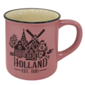 Typisch Hollands Cup 'camp mug' Holland - pink