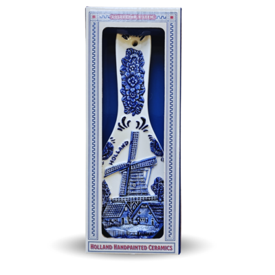 Typisch Hollands Spoon holder - Spoon mill landscape Holland - Delft blue