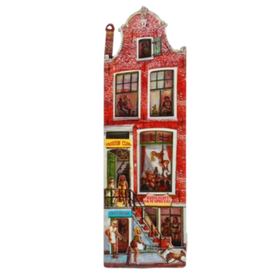 Typisch Hollands Magneet Red Light huis Amsterdam