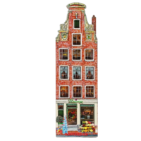 Typisch Hollands Magnet house flower shop Amsterdam