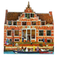 Typisch Hollands Magnet house Aalsmeer Veerhuis Amsterdam